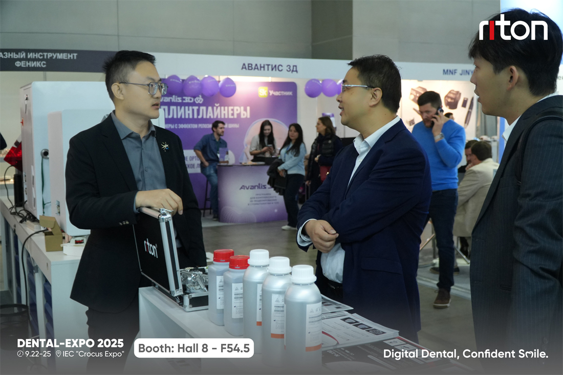 Riton General Manager Talking with Clients Riton General Manager Talking with Clients